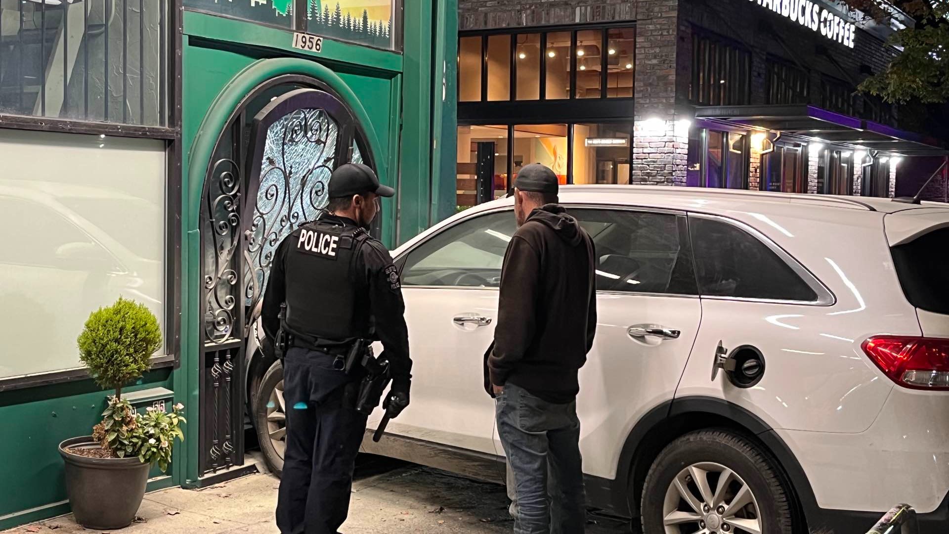 Fortis physical barriers storefront mockup